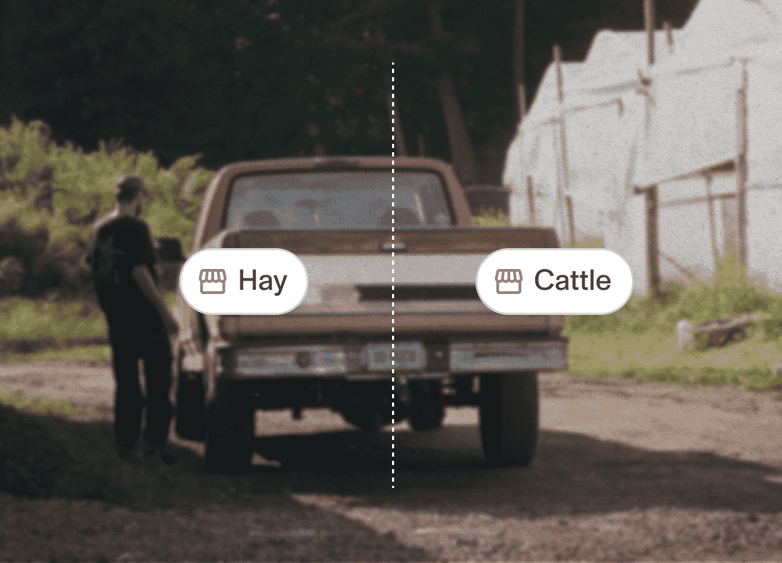 A farm truck that's an overhead cost for multiple enterprises.